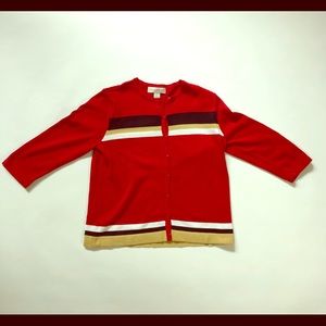 Size M Red Petite Sophisticated Sweatshirt